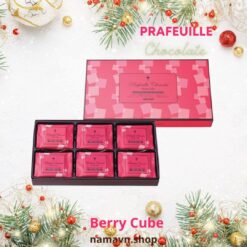 Berry Cube Prafeuille chocolat: Sự kết hợp từ dâu tươi và Blueberry