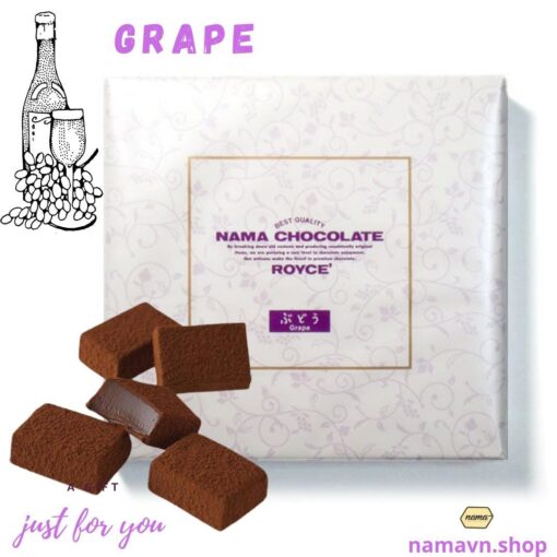 Nama Chocolate Grape: Socola tươi phiên bản nho tươi cực thơm