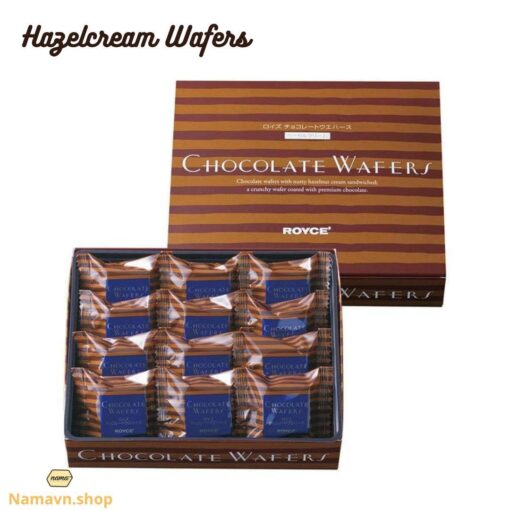 Hazel Cream Wafers: Bánh xốp hương vị kem hạt dẻ cực ngon