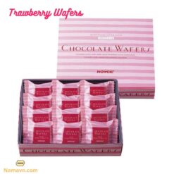 Strawberry Cream Wafers: Bánh sốp kem dâu tươi cực ngon và giòn