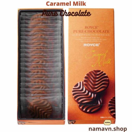 Caramel Milk Pure Chocolate: Socola thẻ vị caramel cực chất lượng