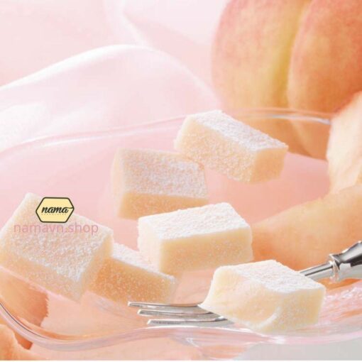 Nama chocolate white peach: Phiên bản socola tươi đào sữa giới hạn