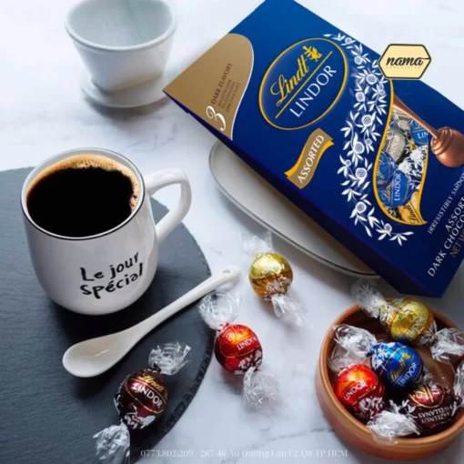 Lindt LINDOR Assorted Dark Chocolate Truffles