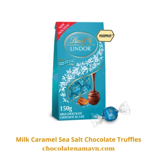 Lindt LINDOR Milk Caramel Sea Salt Chocolate Truffles